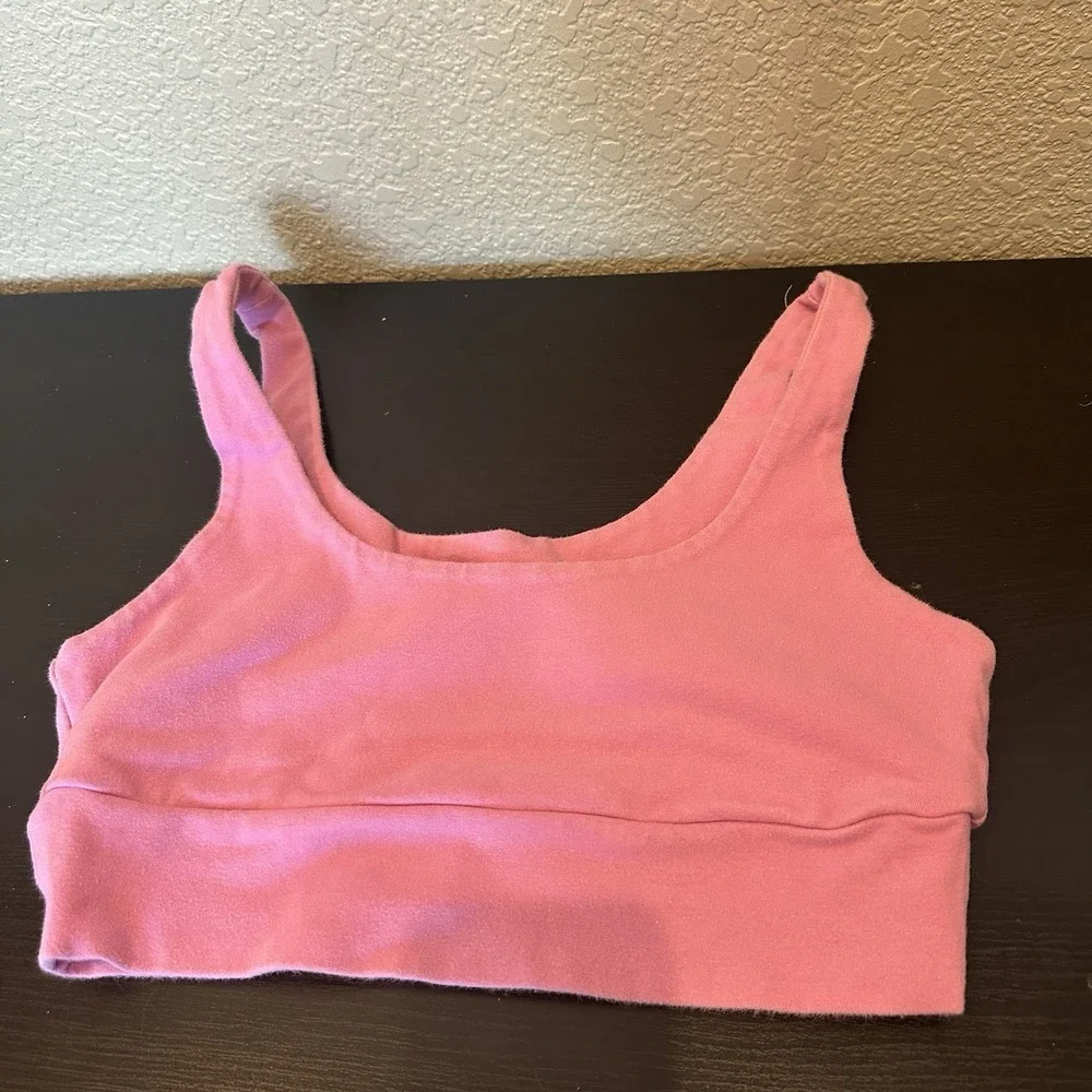 Ugg‎ Pink Sports Bra Lined Womens Small Active Wear Lounge Athleisure Comfort